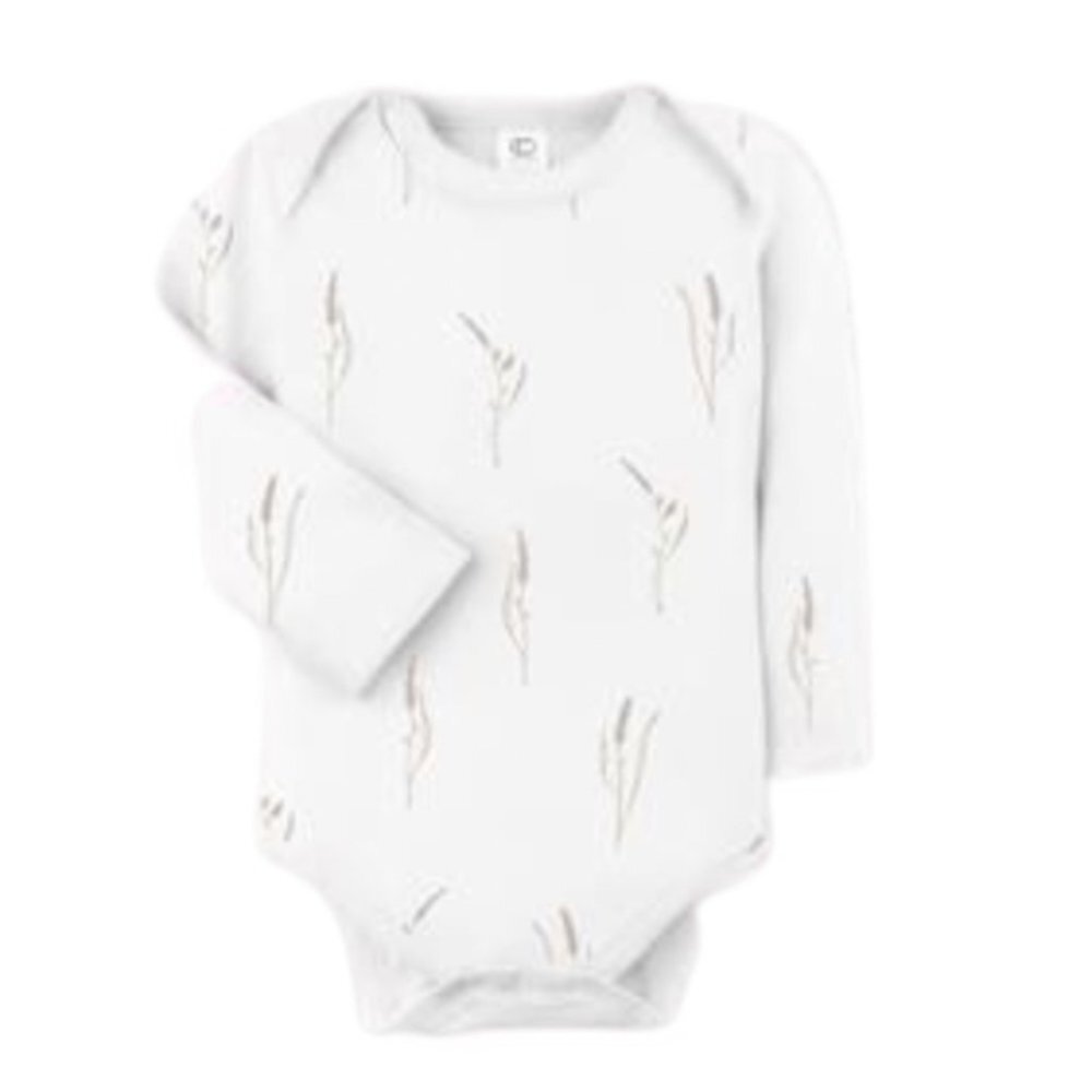NWT Long Sleeve Bodysuit - Oat Print